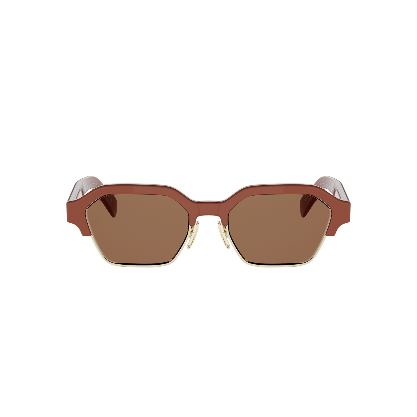 Brown Combination Sunglasses