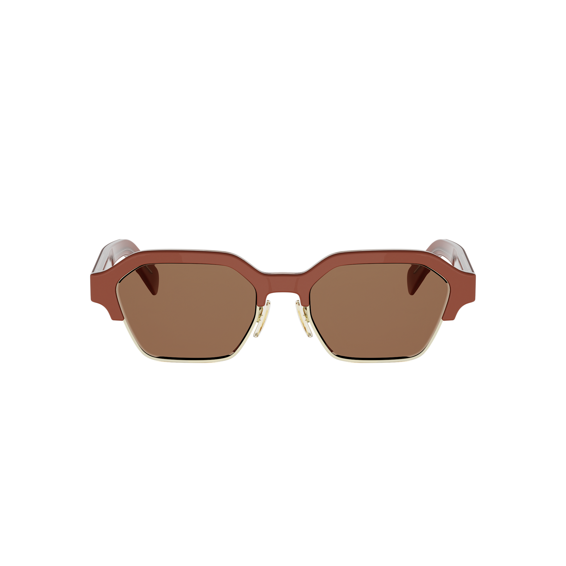 Brown Combination Sunglasses