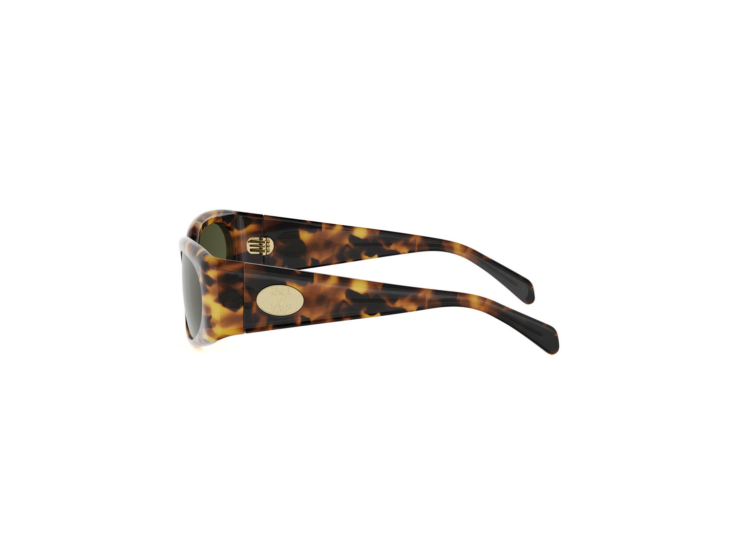 Havana Geometric Acetate Sunglasses