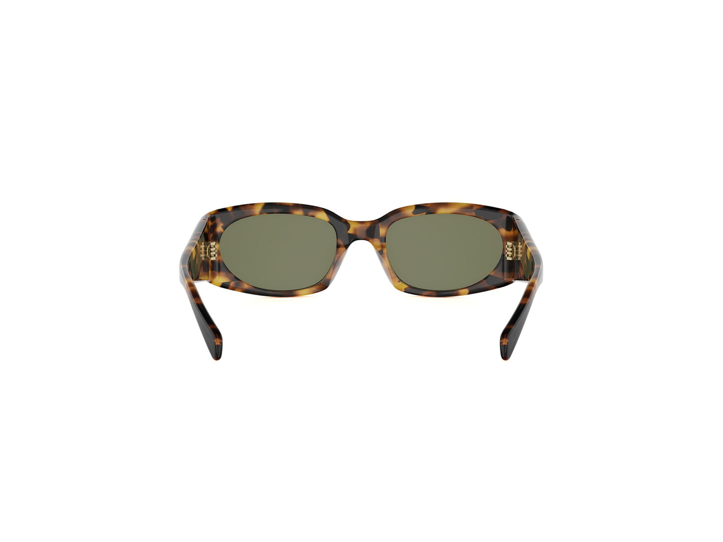 Havana Geometric Acetate Sunglasses