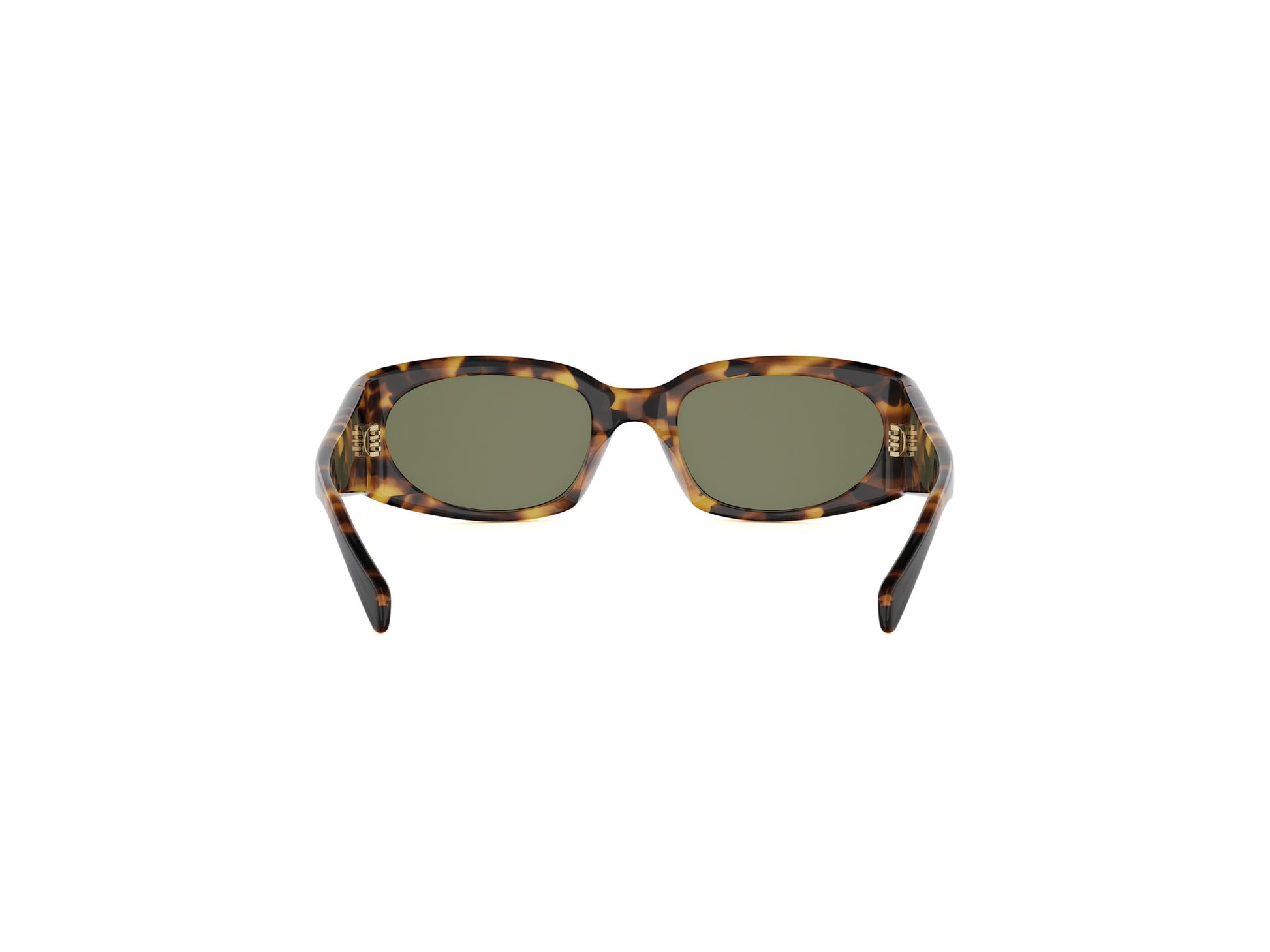 Havana Geometric Acetate Sunglasses