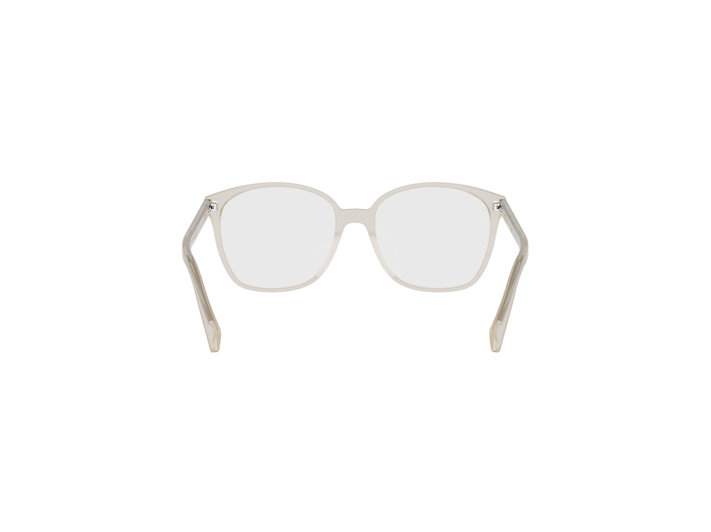 Brown Geometric Acetate Eyeglasses