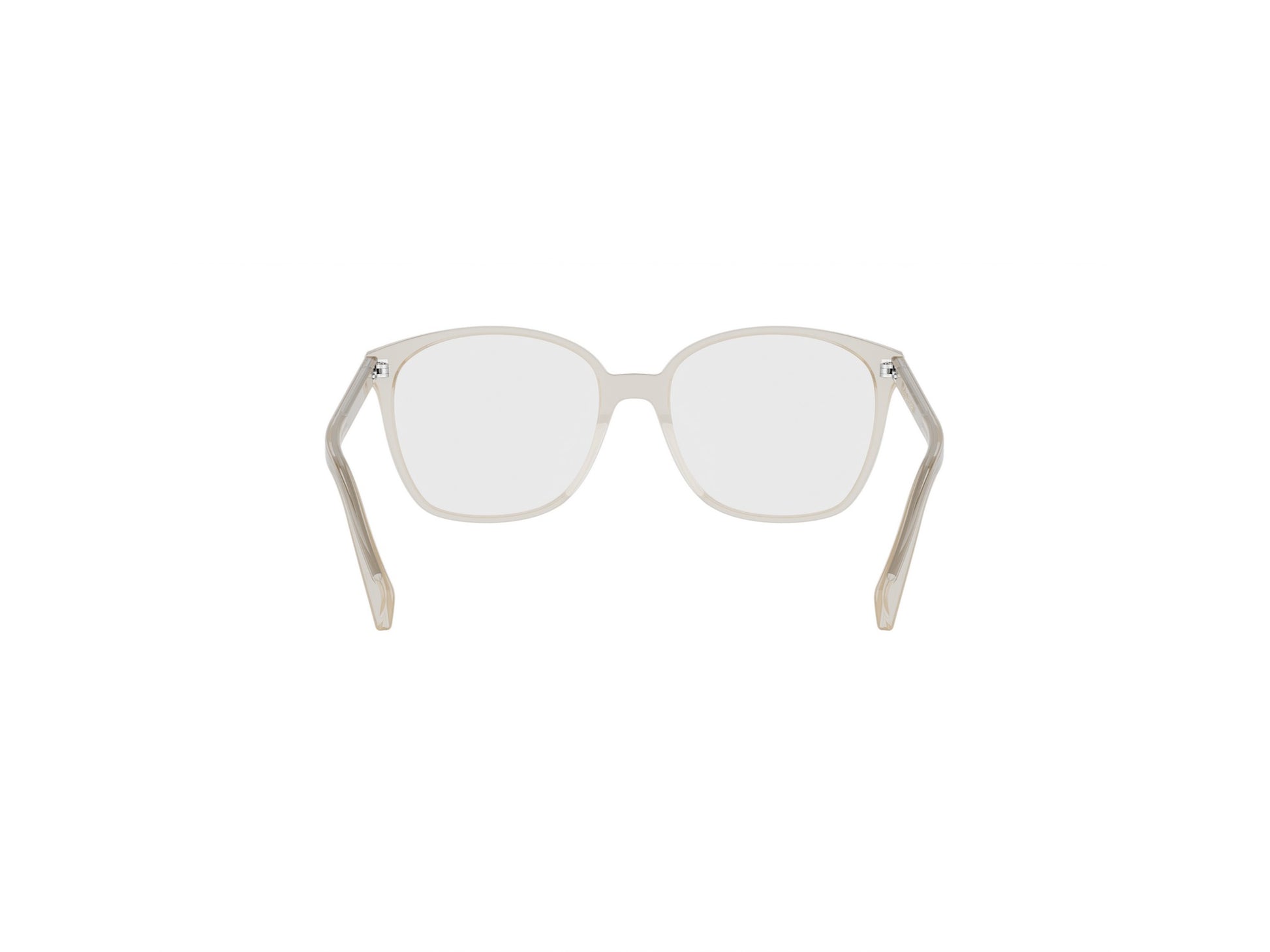 Brown Geometric Acetate Eyeglasses