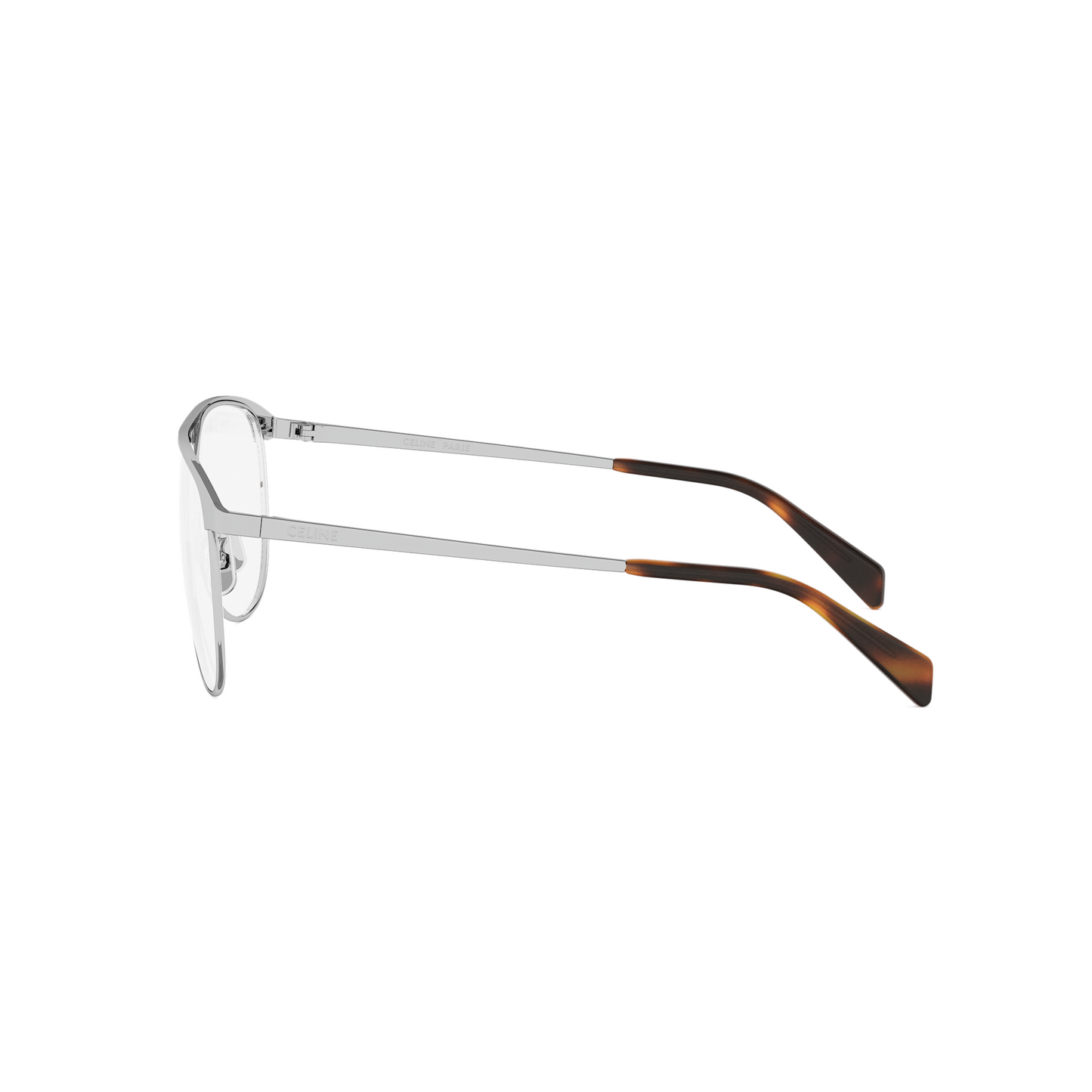 Semi-Shiny Metal Pilot Eyeglasses