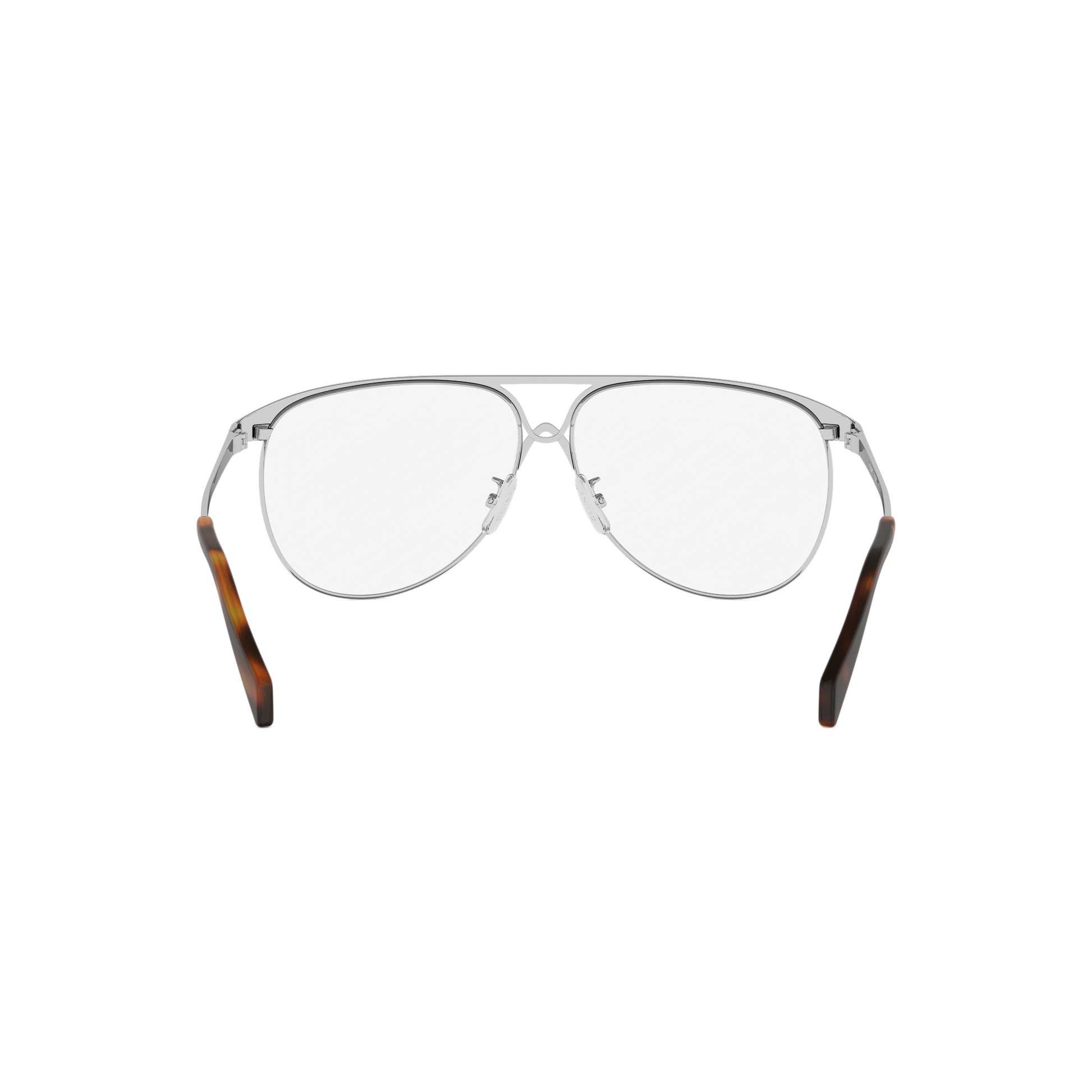 Semi-Shiny Metal Pilot Eyeglasses