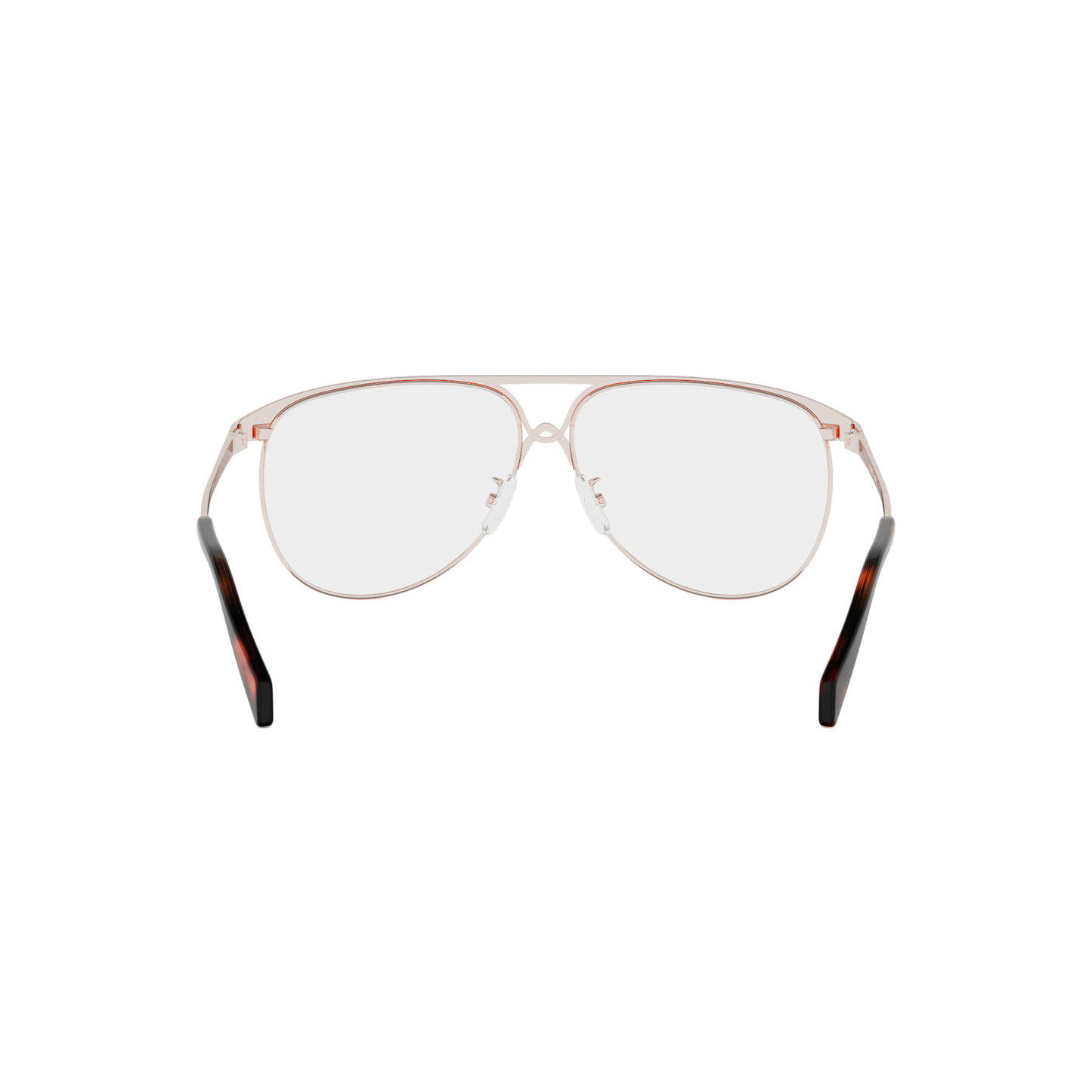 Semi-Shiny Metal Pilot Eyeglasses