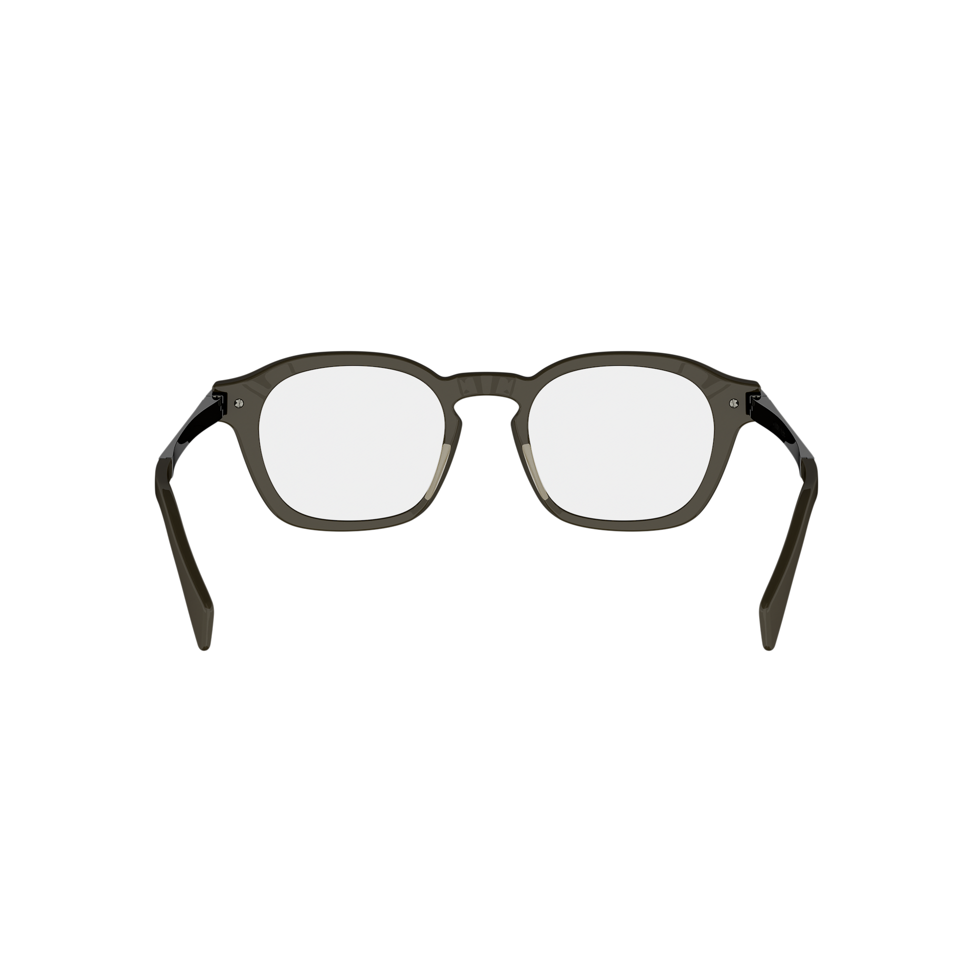 Green Round Combination Eyeglasses