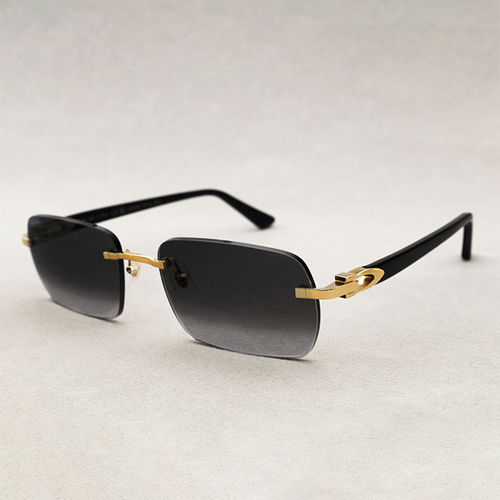 Cartier Custom Signature C  de Cartier Black Sunglasses by MEG