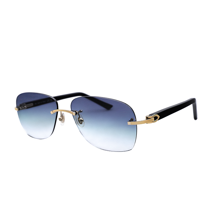 Cartier Custom C Décor Bowery Navy Acetate Sunglasses