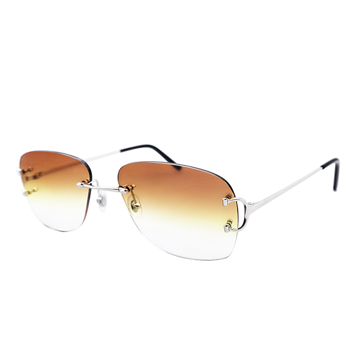 Cartier Custom Traditional Double C Aviator Sunglasses by MEG