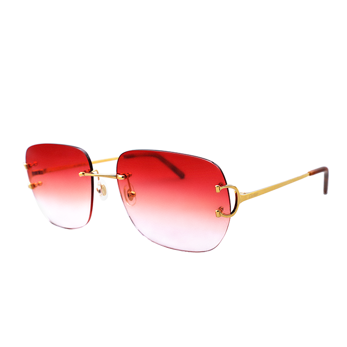 Cartier Custom Traditional Double C Sumatra Sunglasses by MEG