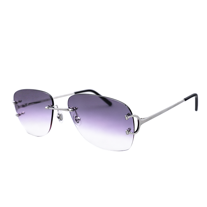 Cartier Custom Traditional Double C Aviator Sunglasses by MEG