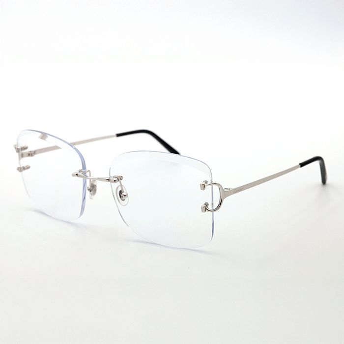 CT0092O Cartier Custom Platinum Eyeglasses by MEG