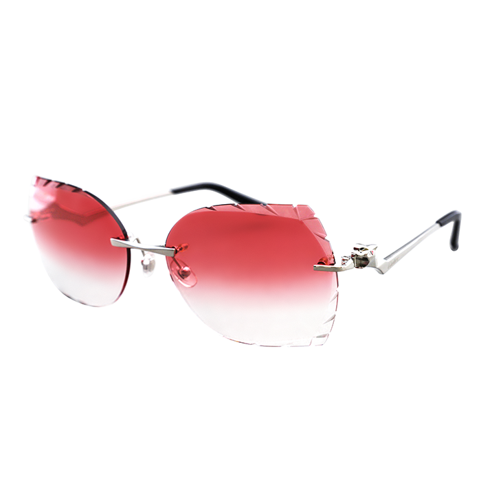 Cartier Custom Panthère Flared Sunglasses by MEG