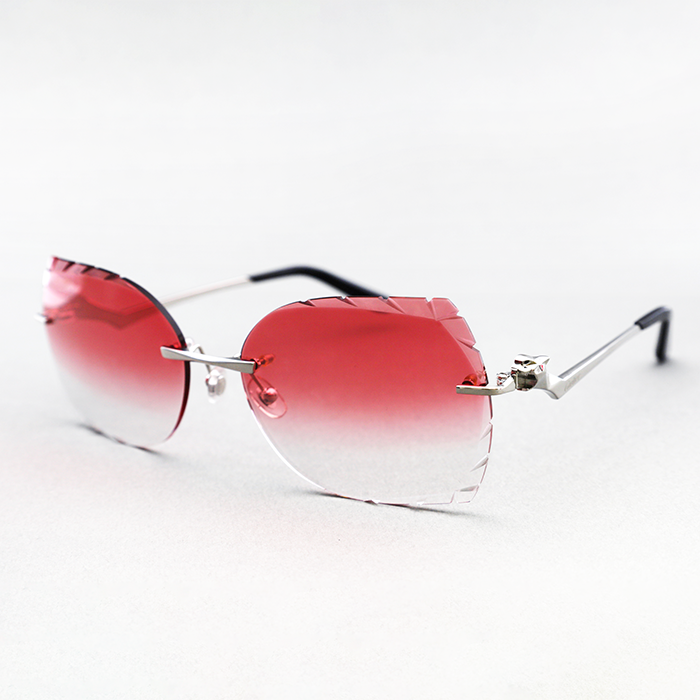 Cartier Custom Panthère Flared Sunglasses by MEG