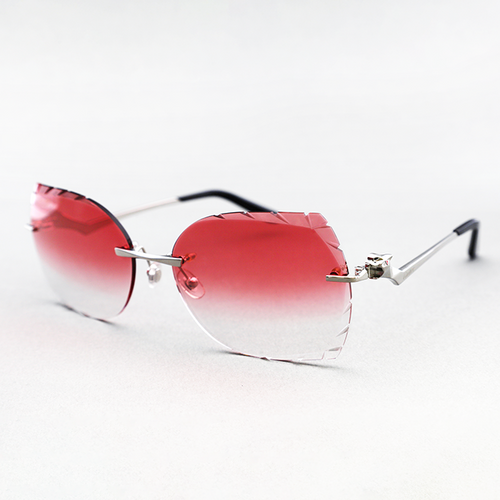 Cartier Custom Panthère Flared Sunglasses by MEG