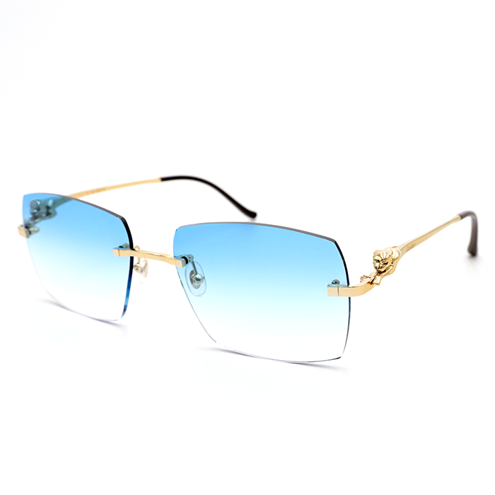 Cartier Custom Panthère Gold Sunglasses by MEG