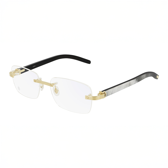 CT0286O Première C Horn and Wood Eyeglasses