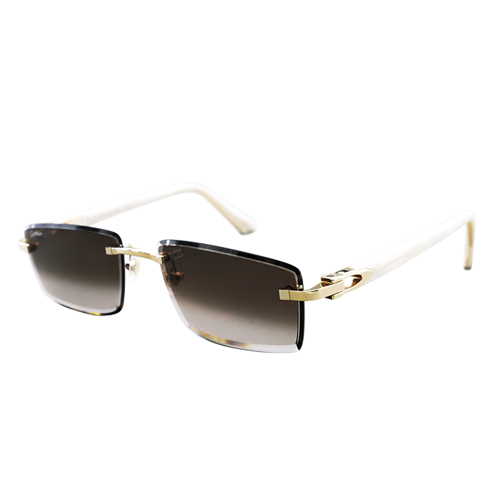 Cartier Custom C Décor Ivory Acetate Sunglasses by MEG