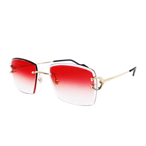 Cartier Custom Vintage Double C Beveled Sunglasses