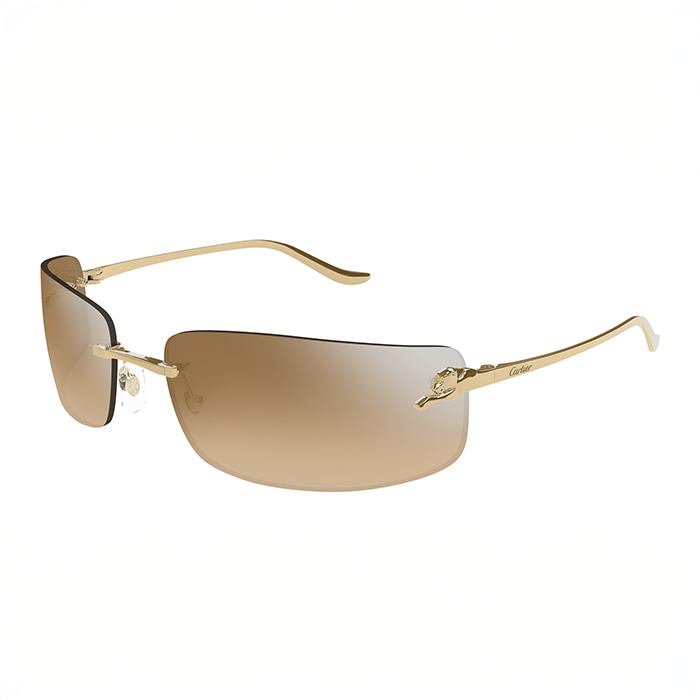 CT0503S Panthère Wrap-Around Sunglasses