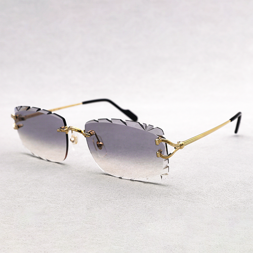 Cartier Custom Double C Godron Gold Brooklyn Sunglasses by MEG