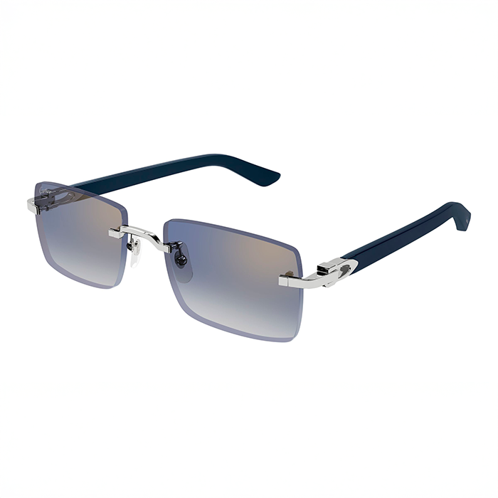 Acetate Rimless C Décor Sunglasses