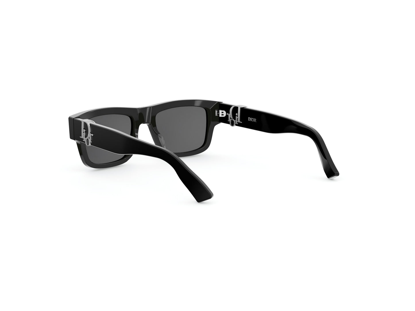 Black Rectangular Acetate Sunglasses