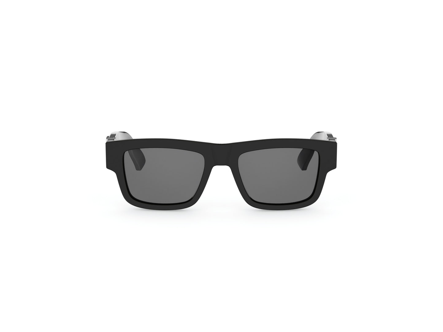 Black Rectangular Acetate Sunglasses
