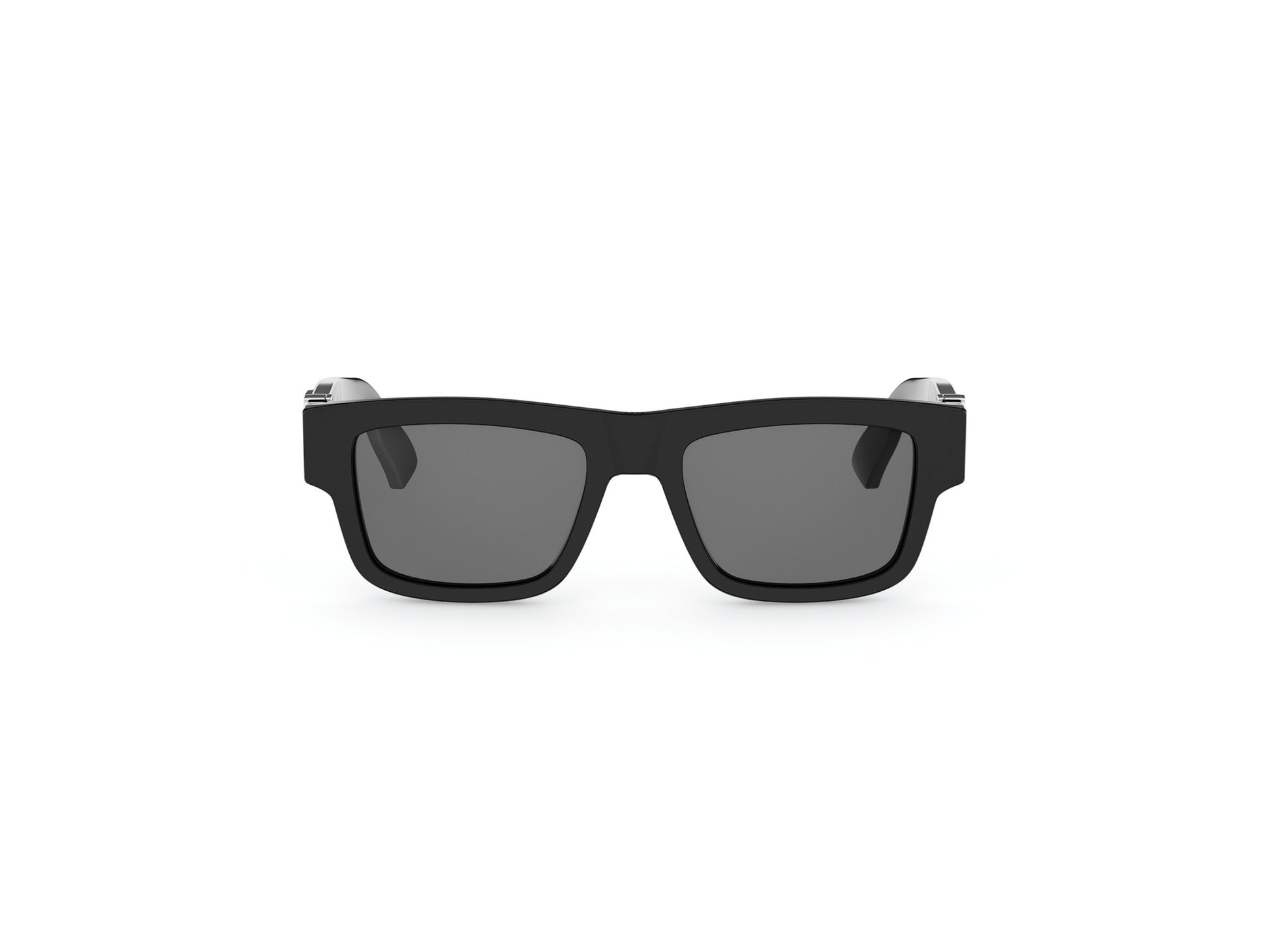 Black Rectangular Acetate Sunglasses