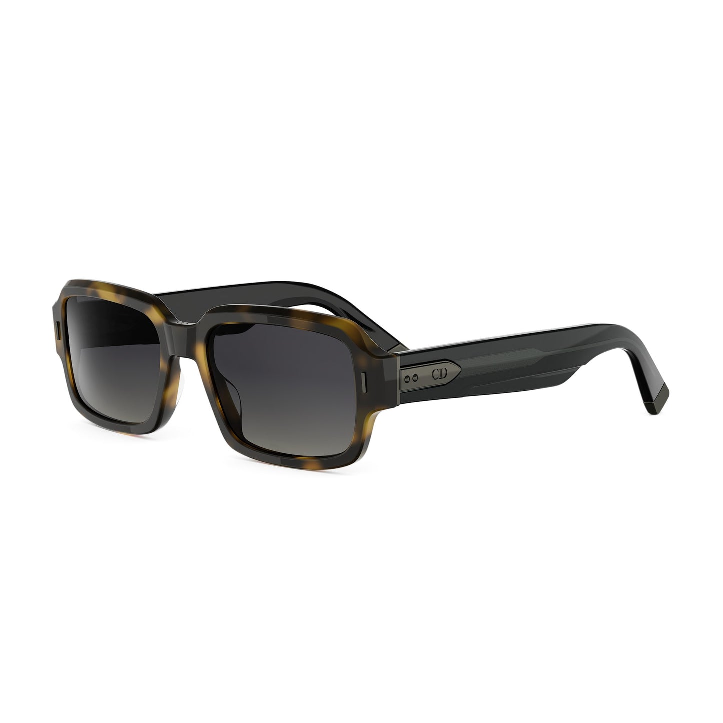 Havana Geometric Acetate Sunglasses