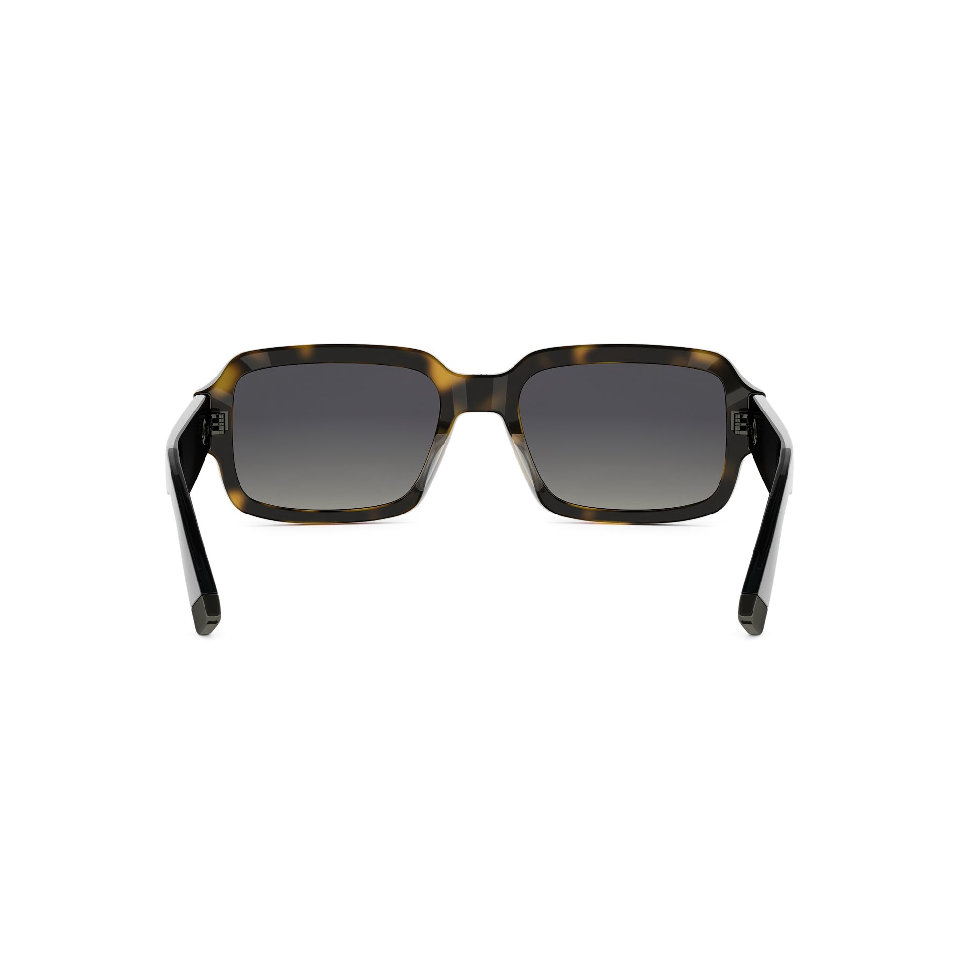 Havana Geometric Acetate Sunglasses