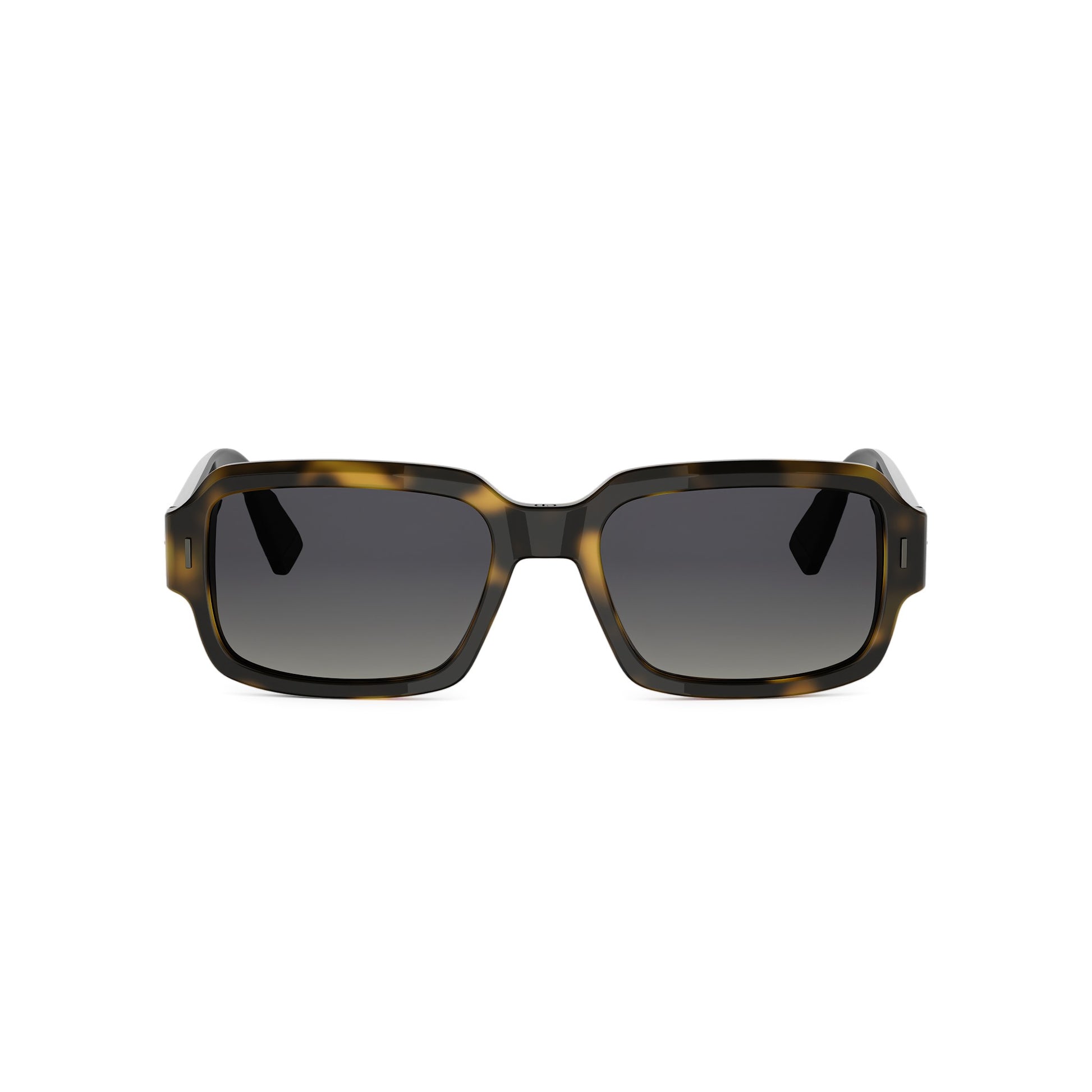 Havana Geometric Acetate Sunglasses