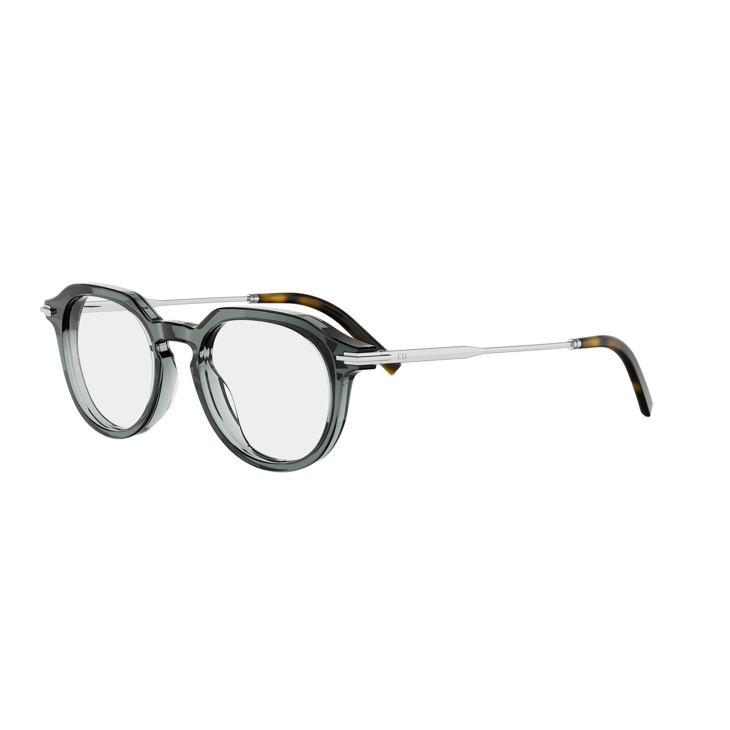 Gray Round Acetate Eyeglasses