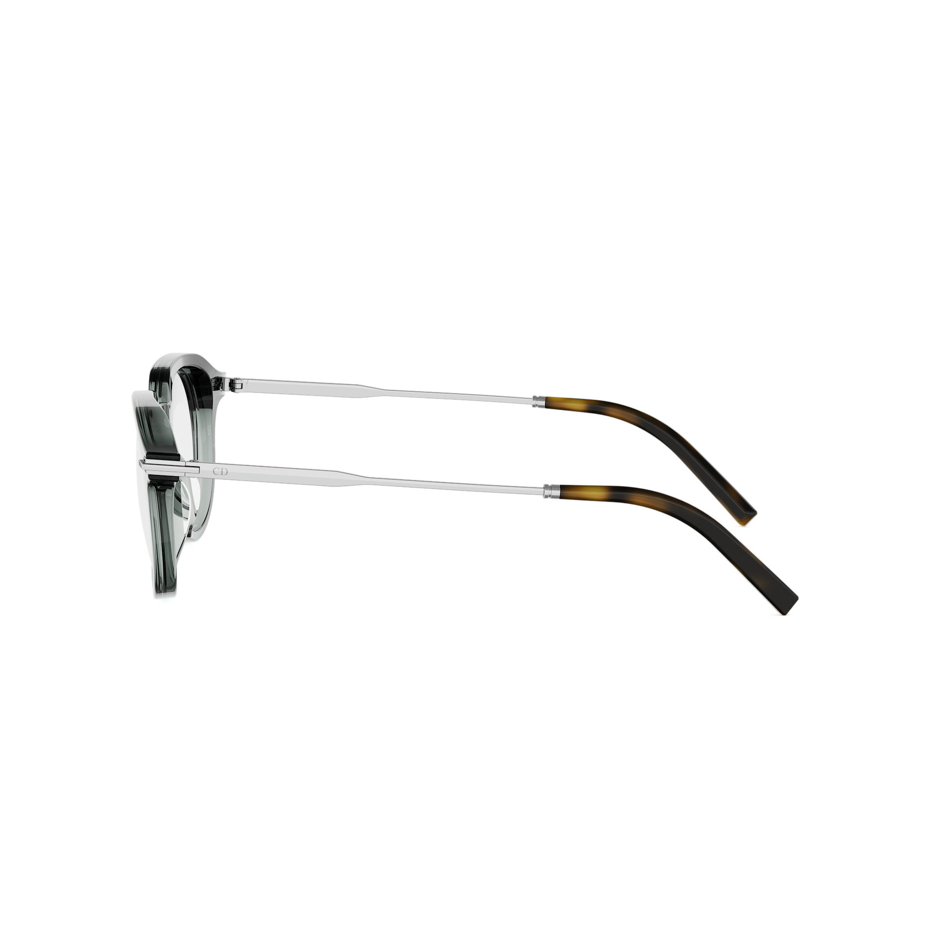 Gray Round Acetate Eyeglasses