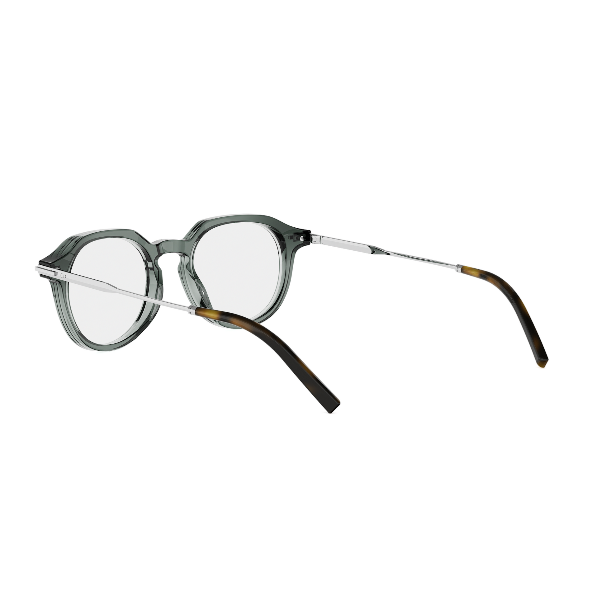 Gray Round Acetate Eyeglasses