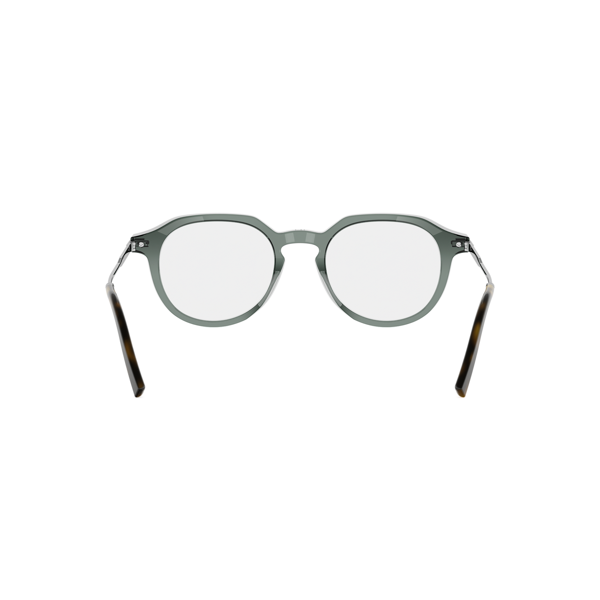 Gray Round Acetate Eyeglasses