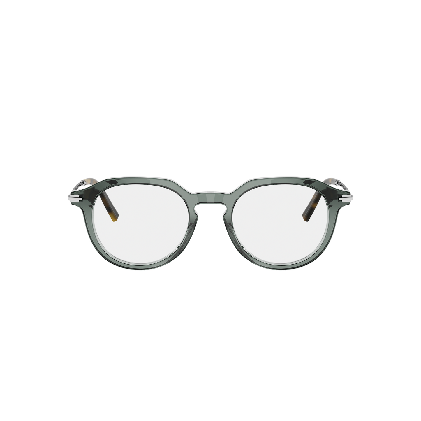 Gray Round Acetate Eyeglasses