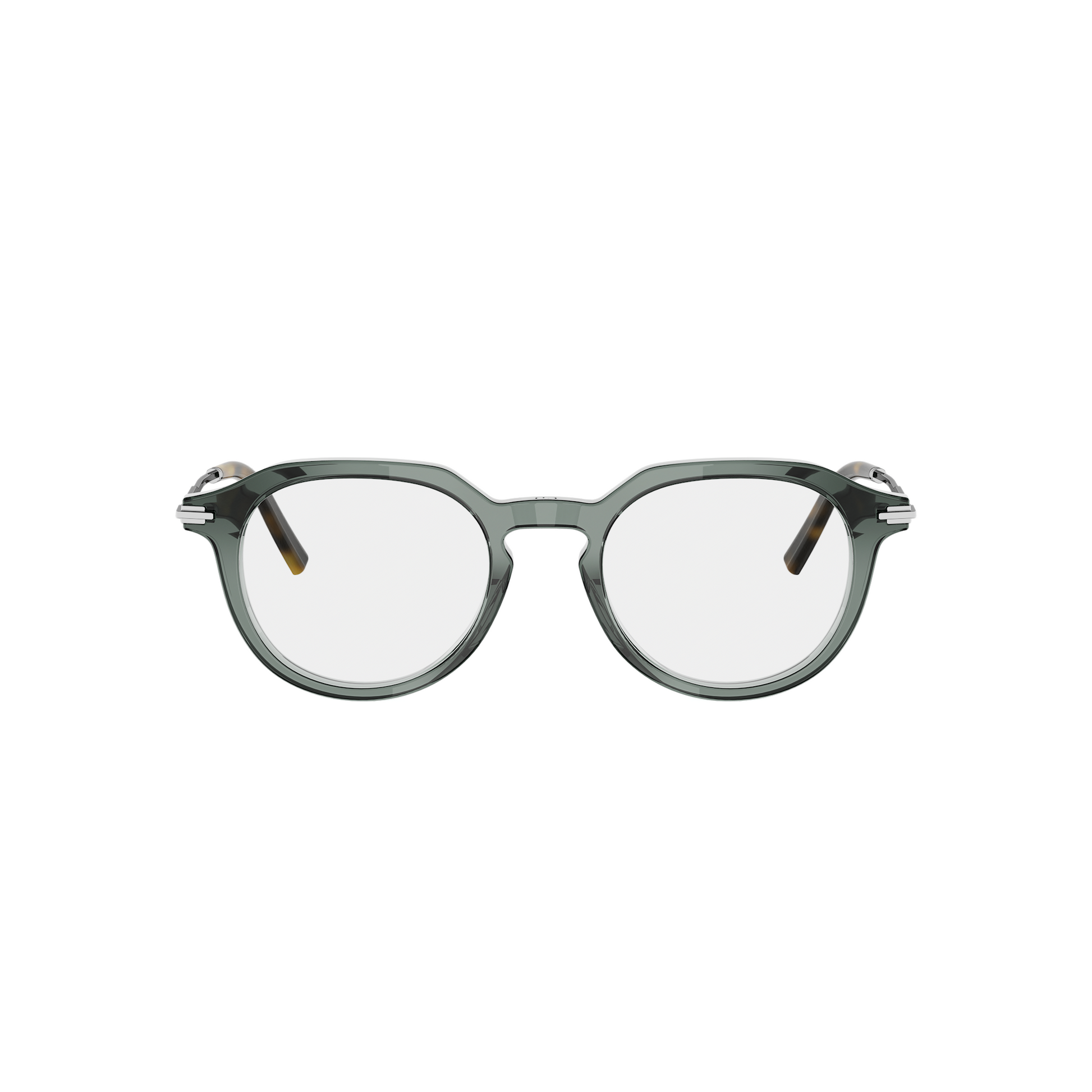 Gray Round Acetate Eyeglasses
