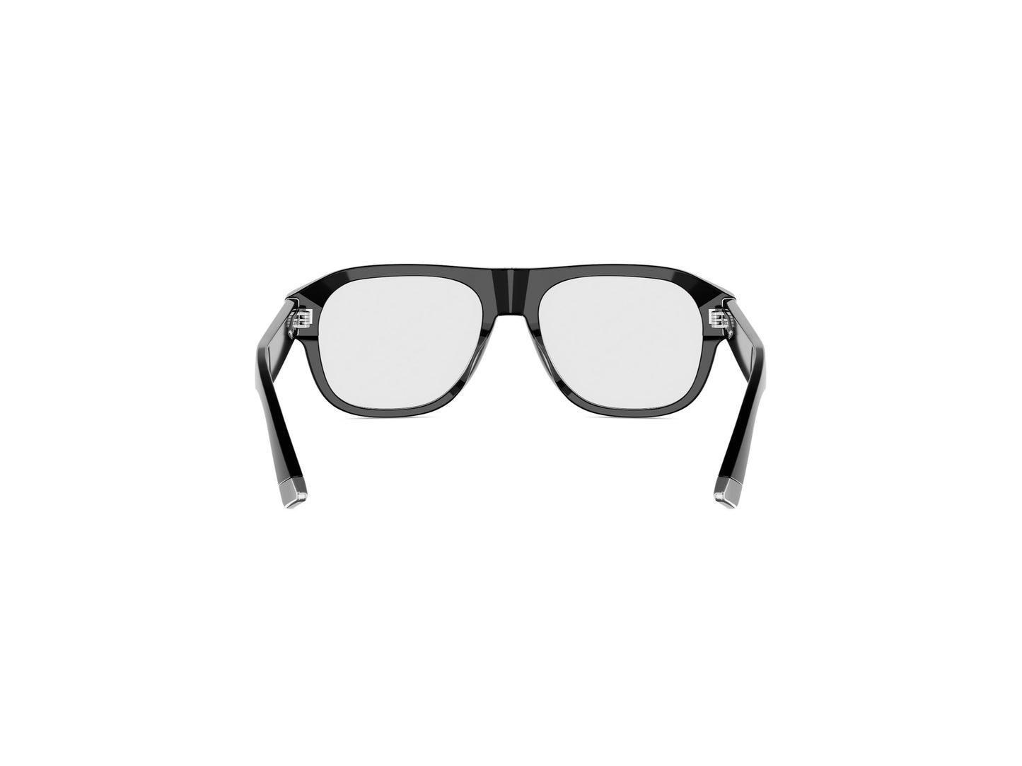 Black Pilot Acetate Eyeglasses