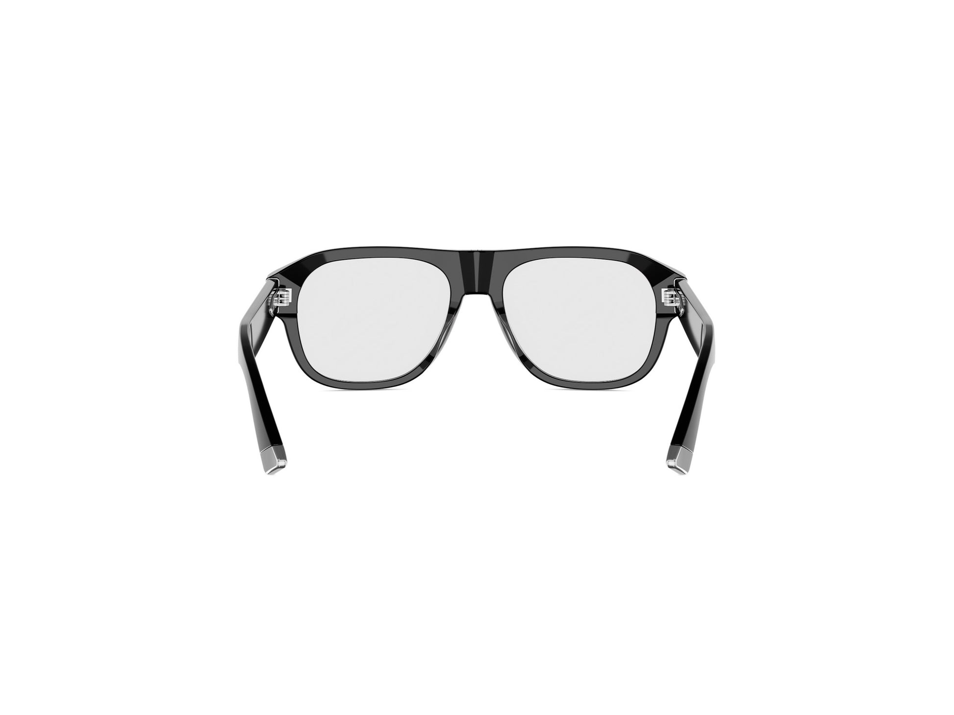 Black Pilot Acetate Eyeglasses