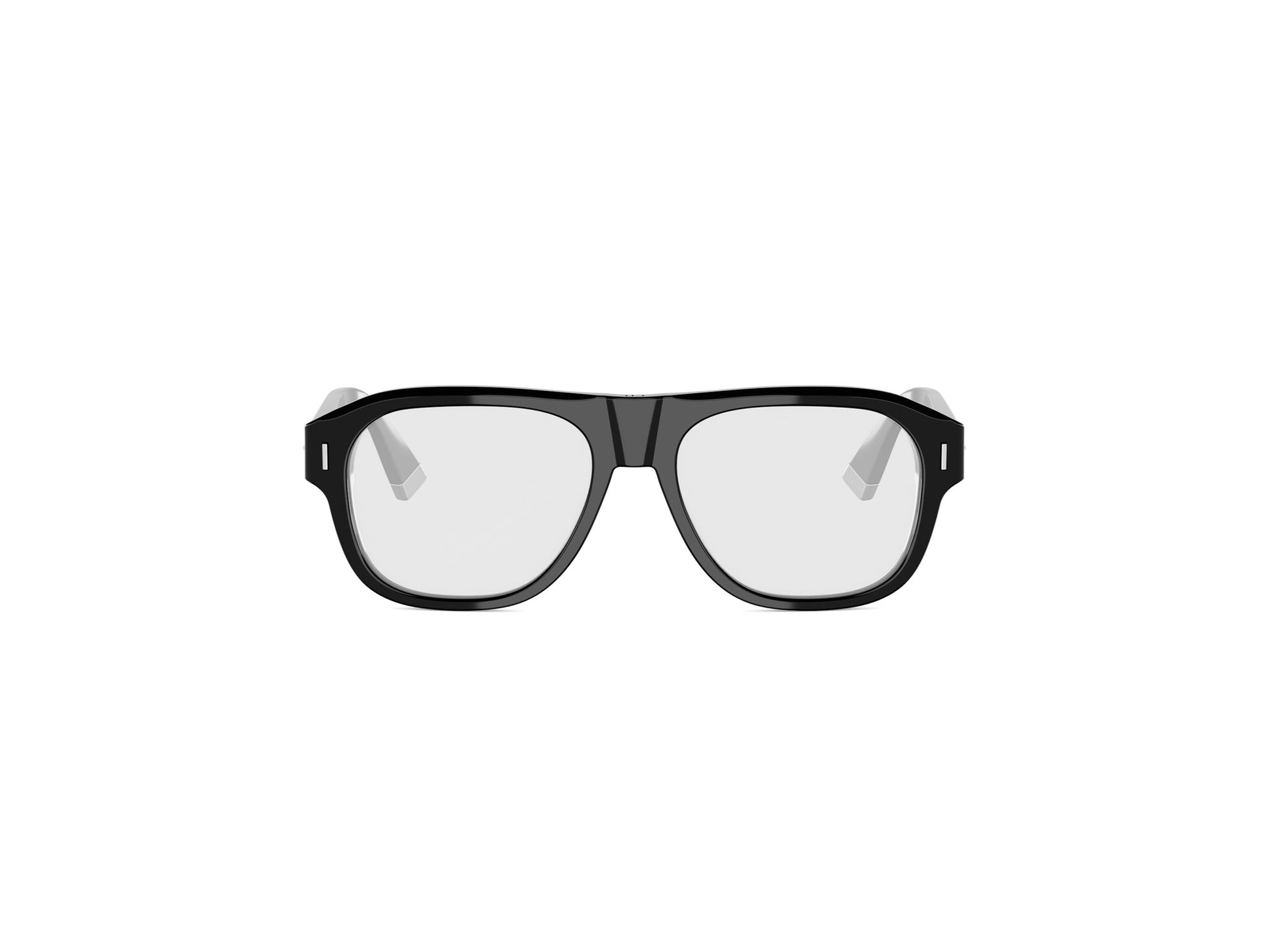 Black Pilot Acetate Eyeglasses