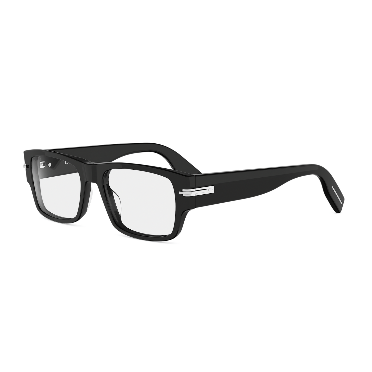 Black Rectangular Acetate Eyeglasses