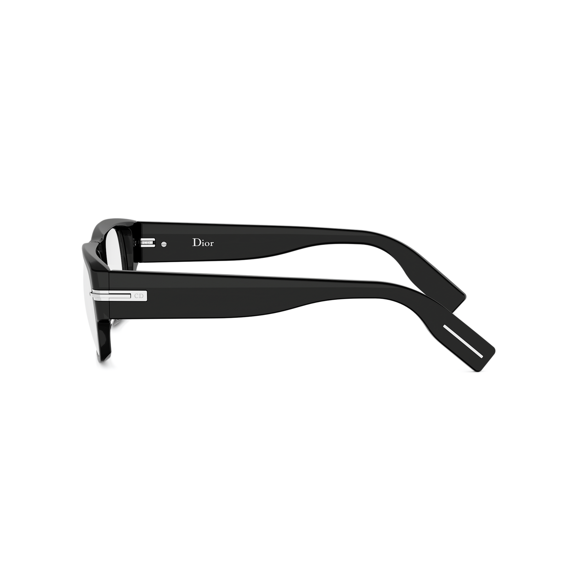 Black Rectangular Acetate Eyeglasses