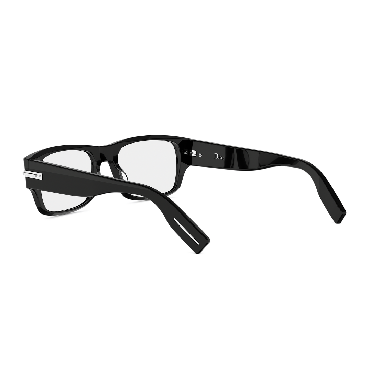 Black Rectangular Acetate Eyeglasses