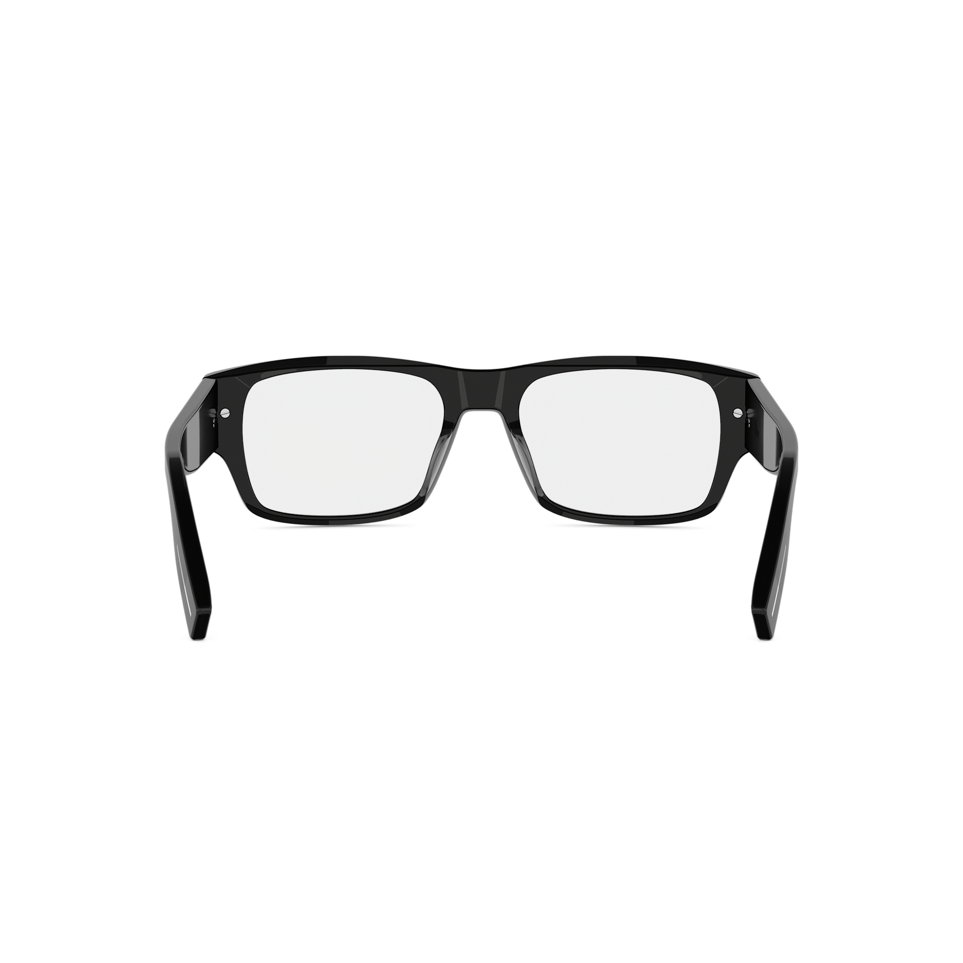 Black Rectangular Acetate Eyeglasses