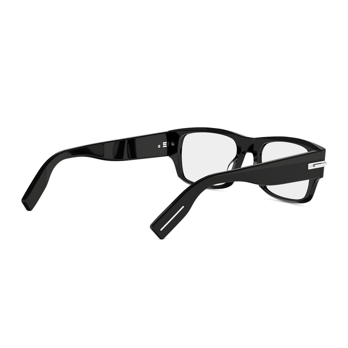 Black Rectangular Acetate Eyeglasses