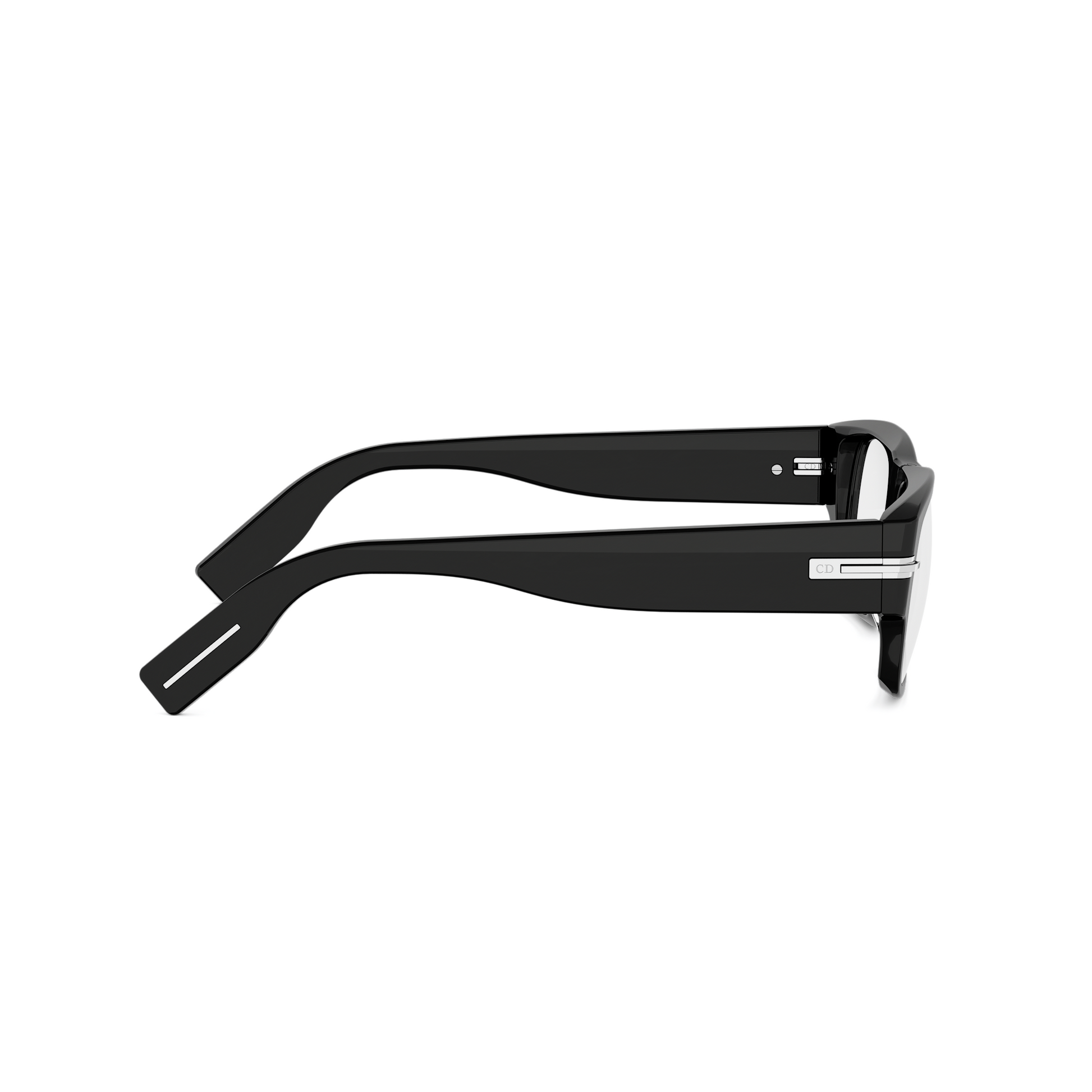 Black Rectangular Acetate Eyeglasses