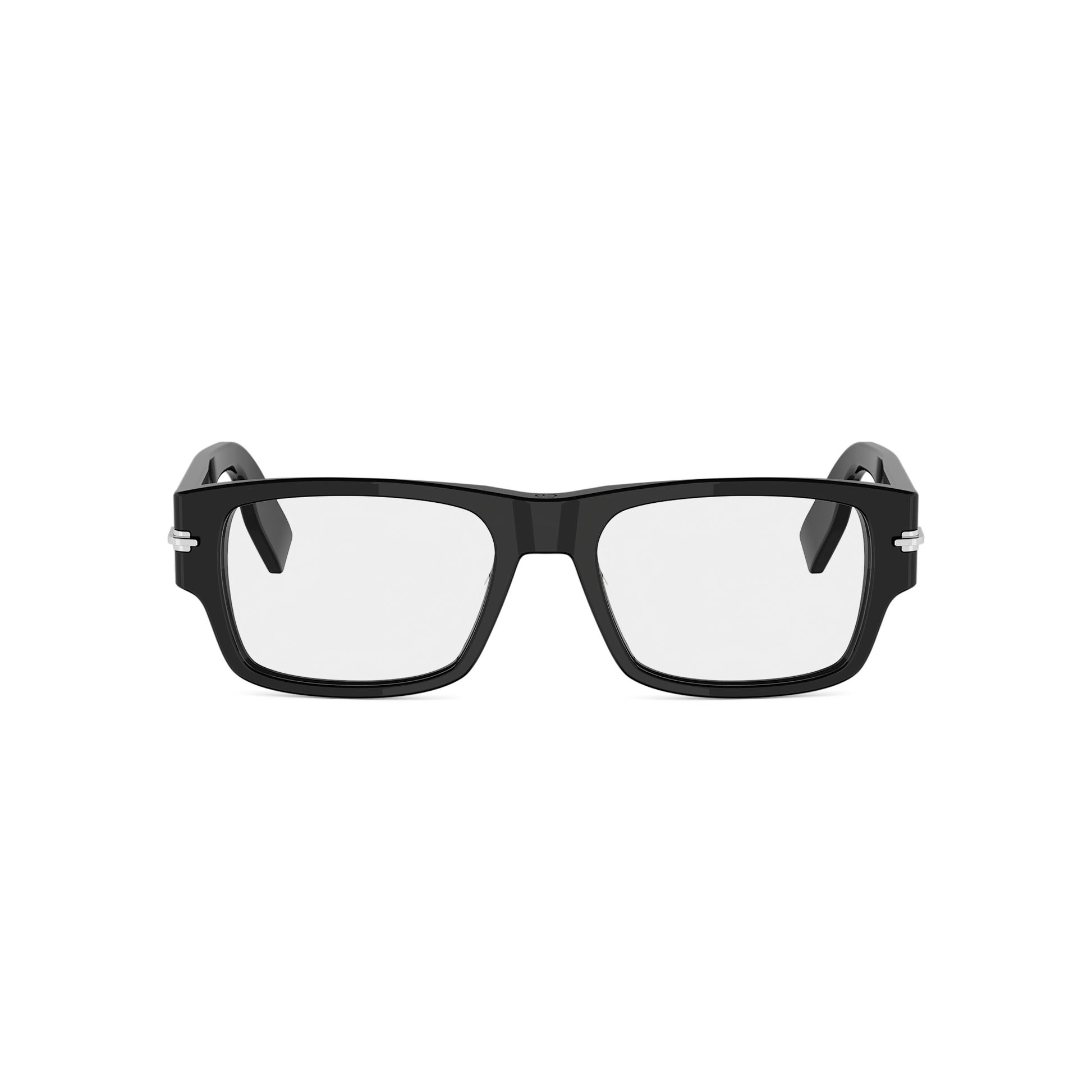 Black Rectangular Acetate Eyeglasses