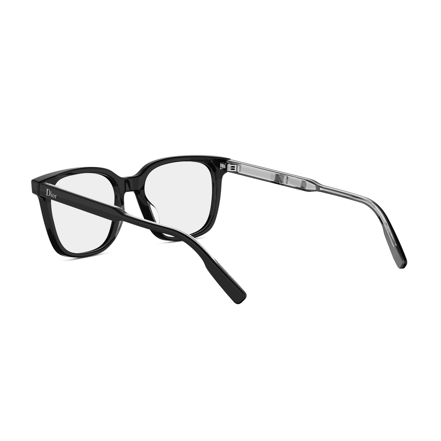 Black Square Acetate Eyeglasses